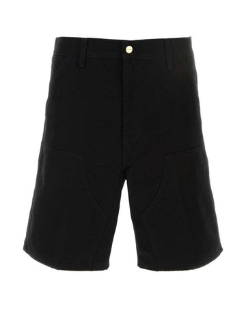 Double Knee Shorts Black - CARHARTT WIP - BALAAN 1