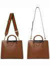 Diana Medium Tote Bag Brown - GUCCI - BALAAN 9