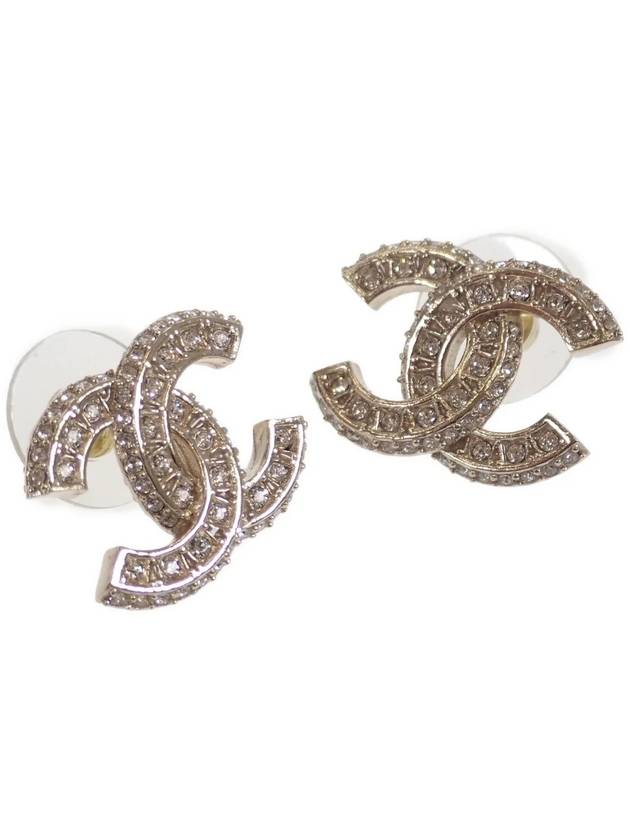 Metal Earrings Diamantes & Gold Crystal - CHANEL - BALAAN 4