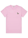 Dressed Fox Patch Short Sleeve T-Shirt Dusty Rose - MAISON KITSUNE - BALAAN 3