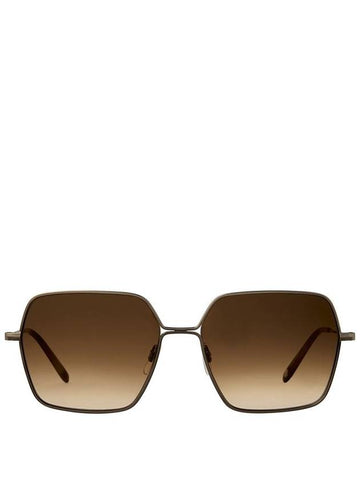 Garrett Leight MEADOW SUN Antique Gold-Vintage Burnt Tortoise/Brunette Gradient - GARRETT LEIGHT - BALAAN 1