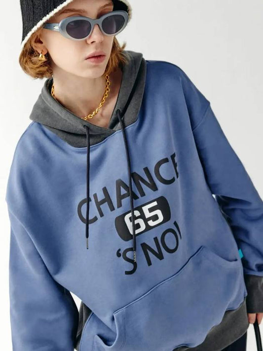 Unisex BAMXHD Basket Sweat Hoodie Mix Blue - CHANCE'S NOI - BALAAN 2