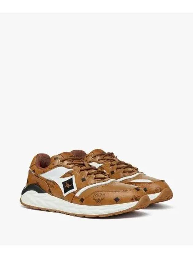 Men’s Skywander Low Top Sneakers Brown - MCM - BALAAN 2