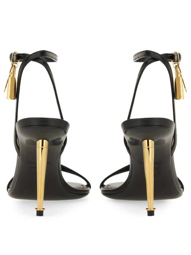 Black Padlock Sandals 12927662 - TOM FORD - BALAAN 5