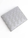 Intrecciato leather wallet gray - BOTTEGA VENETA - BALAAN 4