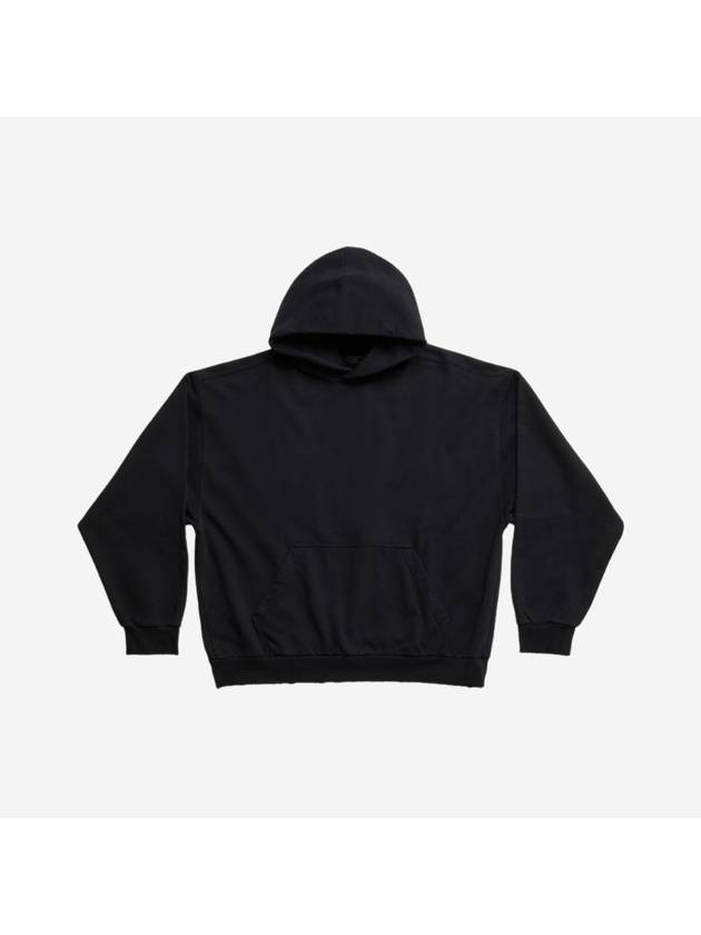 Medium Fit Hoodie Black - BALENCIAGA - BALAAN 1