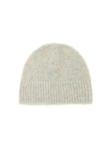 Men's MOSS Alpaca Wool Beanie Light Blue 271224 - DRIES VAN NOTEN - BALAAN 1