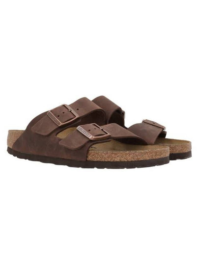 Arizona Oiled Leather Slipper Habana - BIRKENSTOCK - BALAAN 2