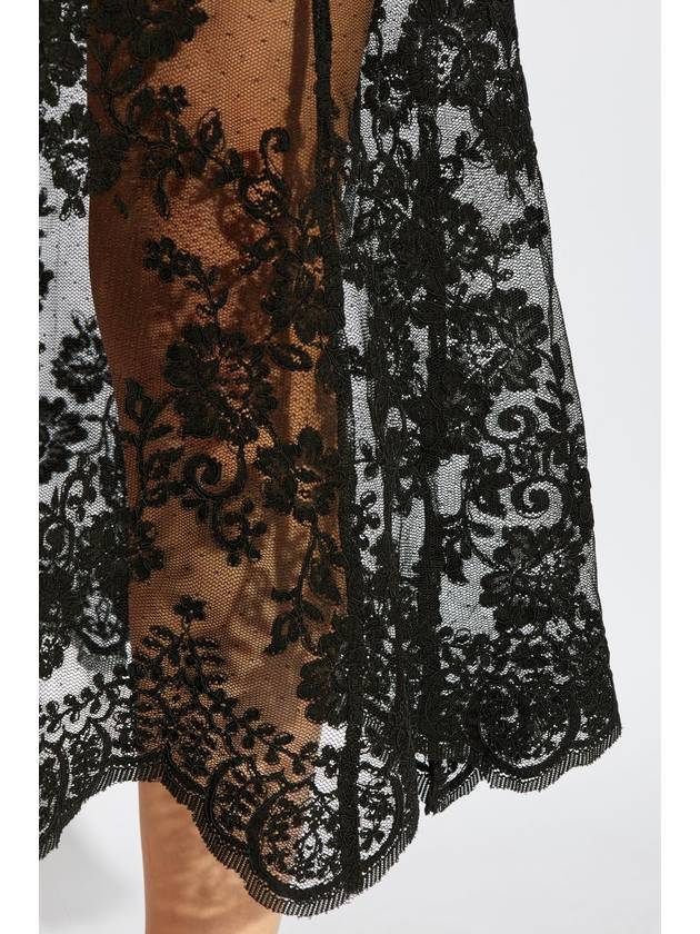 Self Portrait Lace Dress With Belt, Women's, Black - SELF PORTRAIT - BALAAN 5