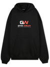 Gymwear Logo Print Cotton Hoodie Black - BALENCIAGA - BALAAN 2