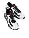 America's Cup Leather Low Top Sneakers White Black - PRADA - BALAAN 2