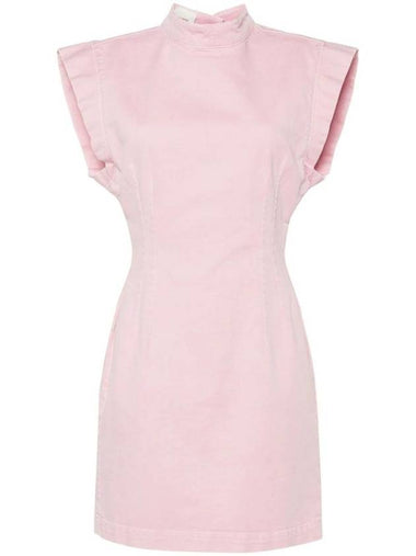 Nina Cotton Short Dress Light Pink - ISABEL MARANT - BALAAN 1