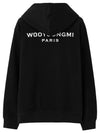 Back Logo Cotton Hoodie Black - WOOYOUNGMI - BALAAN 1