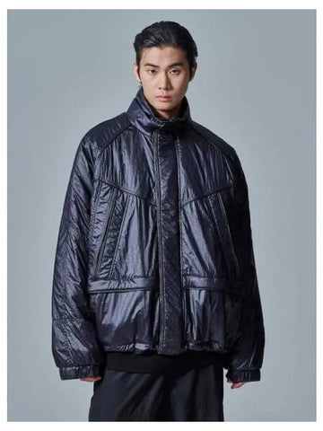 Shiny nylon mid length padded jumper black domestic product GM0024082354183 - JUUN.J - BALAAN 1