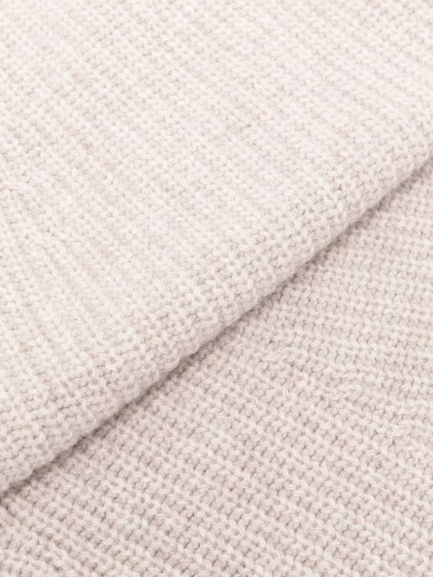 Gani Ribbed Knit Wool Blend Muffler - GANNI - BALAAN 4