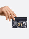 30 Montaine Freesia Card Holder Blue Toile de Jouy Reverse Jacquard S2152UNJR M928 - DIOR - BALAAN 5