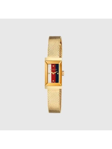 G Frame PVD Watch Gold - GUCCI - BALAAN 1