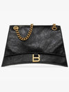 Crush Medium Shoulder Bag Black - BALENCIAGA - BALAAN 2