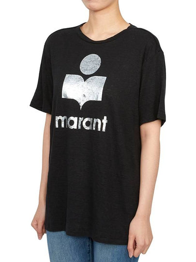 Isabel Marant Zwell Women s Short Sleeve T Shirt TS0001FB A1N10E 01BK - ISABEL MARANT ETOILE - BALAAN 2