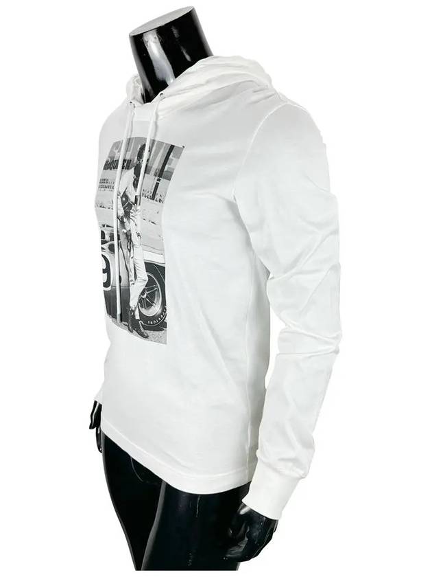 Steve Mcqueen Racing Hoodie White - DOLCE&GABBANA - BALAAN 4