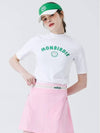 Mongbuddy 5-part slim fit t-shirt WHITE - MONBIRDIE GOLF - BALAAN 4