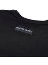 Women s Organic Cotton Rib T Shirt Dress WDR248 BK99 - MARINE SERRE - BALAAN 9