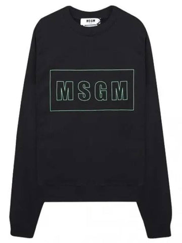 neon box logo sweatshirt men - MSGM - BALAAN 1