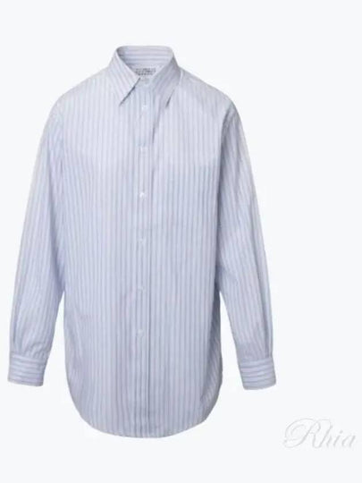 Women's Striped Shirt Blue - MAISON MARGIELA - BALAAN 2