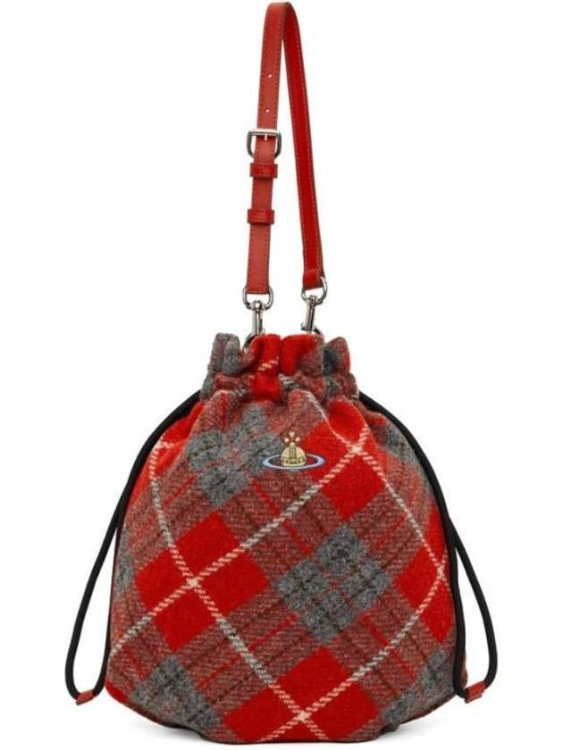 Drawstring Pouch Bucket Bag Red - VIVIENNE WESTWOOD - BALAAN 2