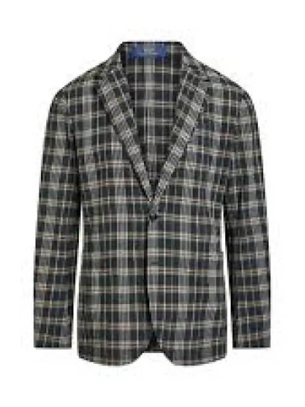 Indigo Plaid Cotton Sports Coat Multi 1236907 - POLO RALPH LAUREN - BALAAN 1