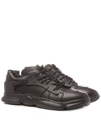 Karst Leather Low Top Sneakers Black - CAMPER - BALAAN 2