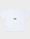 Oversize Fit Embroidered Logo Tee White - STOCKHOLM SYNDROME - BALAAN 3