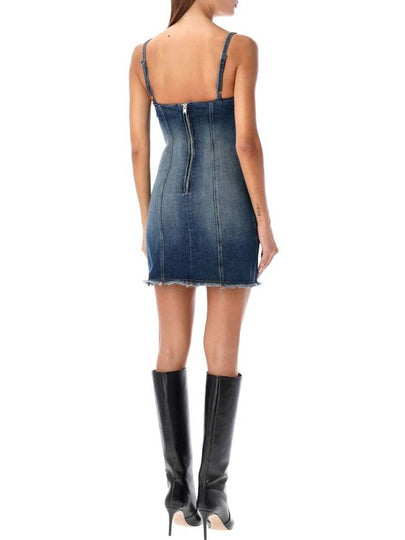 Misbhv Lara Laced Denim Mini Dress - MISBHV - BALAAN 2