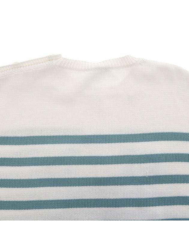 Women's Ragno Striped Knit Top Blue - MAX MARA - BALAAN 9