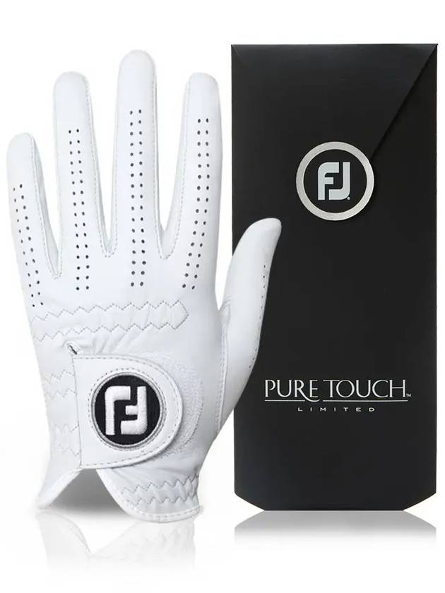 PURE TOUCH natural leather men s golf gloves for rounding only - FOOTJOY - BALAAN 3