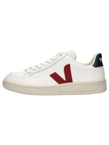 Leather Sneakers White Marsala - VEJA - BALAAN 1