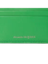 Leather Card Wallet Green - ALEXANDER MCQUEEN - BALAAN 6