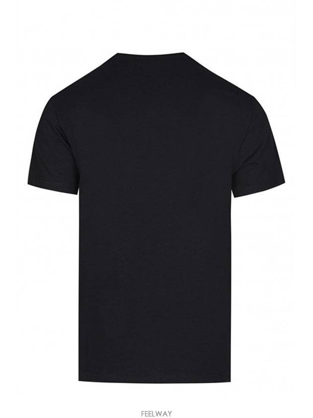 Logo Cotton Short Sleeve T-Shirt Black - ALEXANDER MCQUEEN - BALAAN 3