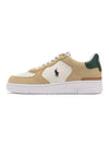 Masters Court Leather Sneakers White - POLO RALPH LAUREN - BALAAN 1