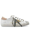 Platinum Glitter Toe Leather Low Top Sneakers White - GOLDEN GOOSE - BALAAN 2