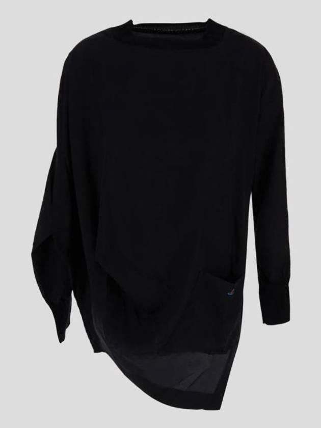 long sleeve t-shirt 1505000KW00F6N401DA BLACK - VIVIENNE WESTWOOD - BALAAN 1