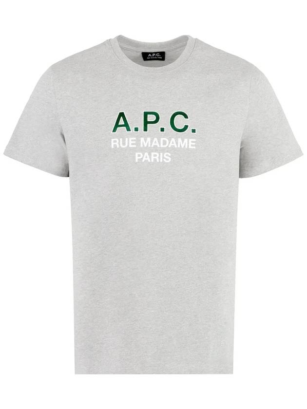 Madame Logo T-Shirt Heather Grey - A.P.C. - BALAAN 2