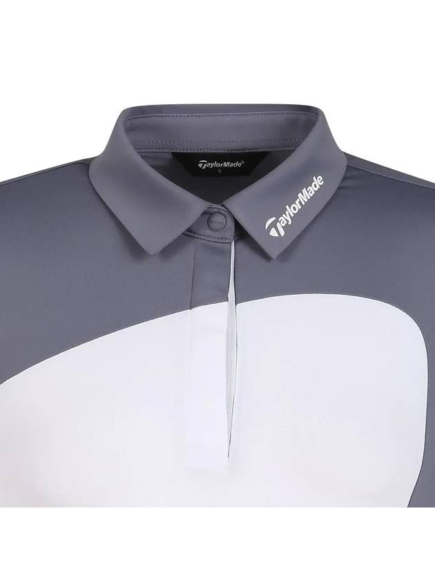 Logo Color Block Collar Short Sleeve T-Shirt TWTYL6145 192 - TAYLORMADE - BALAAN 3