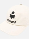 Tyron Logo Ball Cap Beige - ISABEL MARANT - BALAAN 4