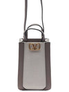 V Logo Mini Shoulder Bag Grey - VALENTINO - BALAAN 2