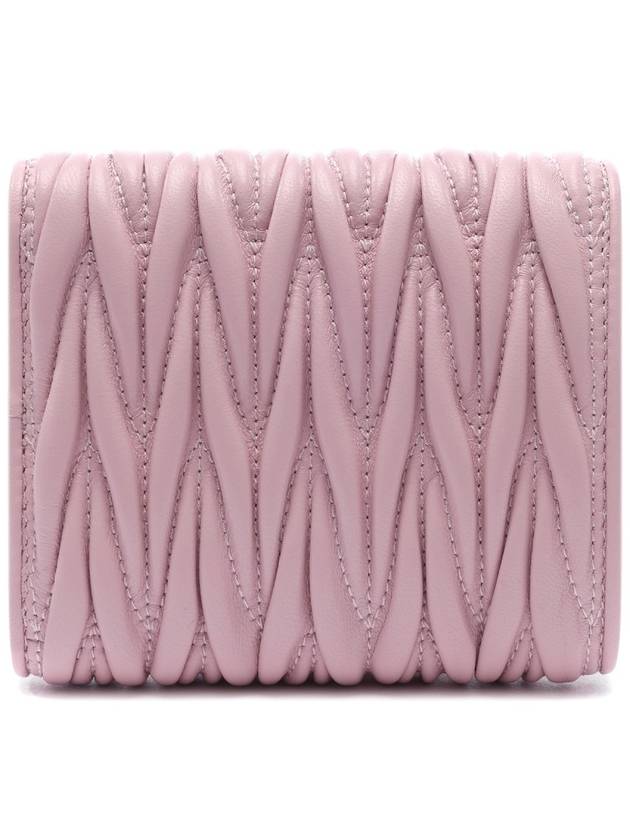 Women s Matelasse Half Wallet 5MH033 2FPP F0E18 24F - MIU MIU - BALAAN 4