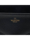 Women's One-Stud Nappa Leather Small Shoulder Bag Black - VALENTINO - BALAAN 8