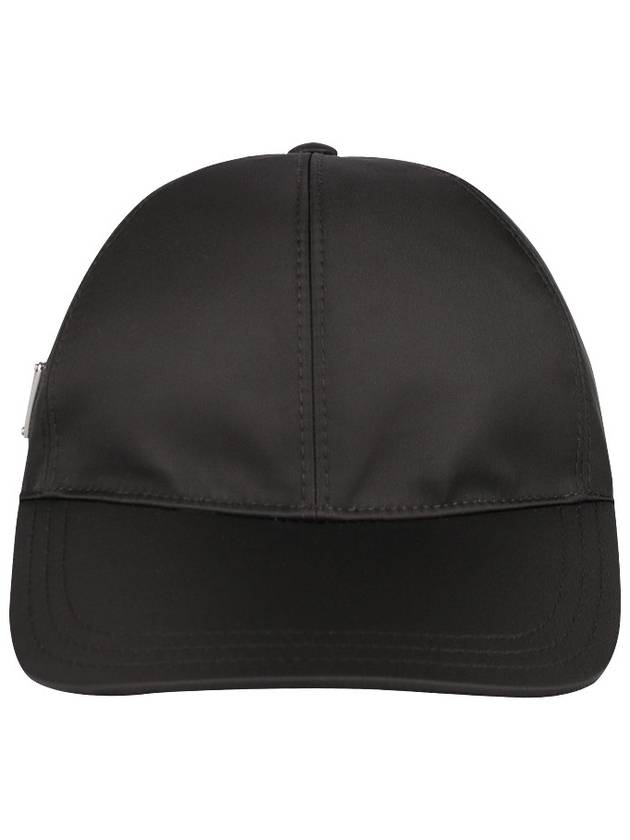 triangle logo re-nylon ball cap black - PRADA - BALAAN 3