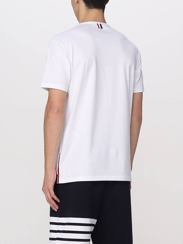 T-shirt Thom Browne in cotone - THOM BROWNE - BALAAN 3