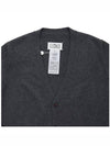 Cashmere Back Stitch Cardigan Grey - MAISON MARGIELA - BALAAN 8